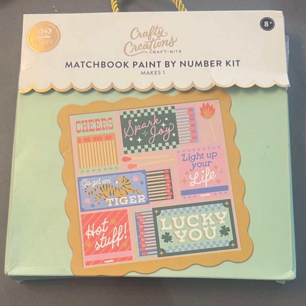 Matchbook Paint-by-Number Kit - Mint